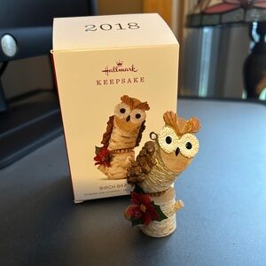 Hallmark Keepsake Birch Branch Owl Ornament